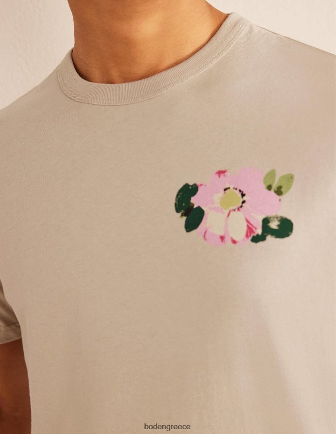πέτρα λουλουδάτο είδη ένδυσης γραφικό μπλουζάκι Boden άνδρες 464PH83529