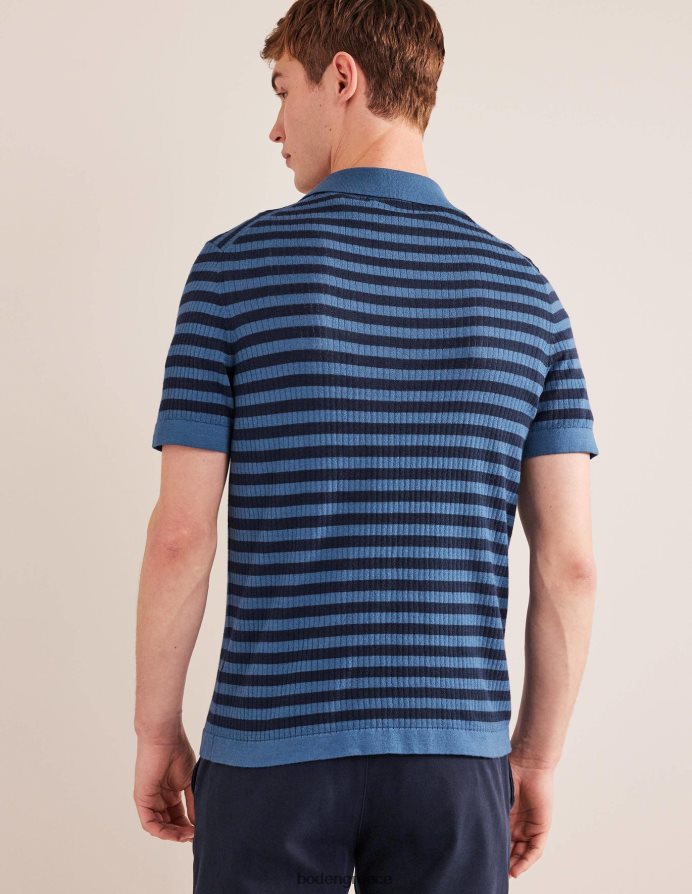 αληθινή ναυτική ρίγα είδη ένδυσης πλεκτό πόλο με ραβδώσεις Boden άνδρες 464PH83555