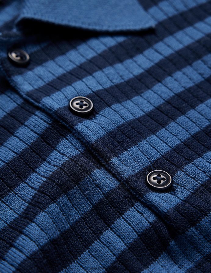 αληθινή ναυτική ρίγα είδη ένδυσης πλεκτό πόλο με ραβδώσεις Boden άνδρες 464PH83555