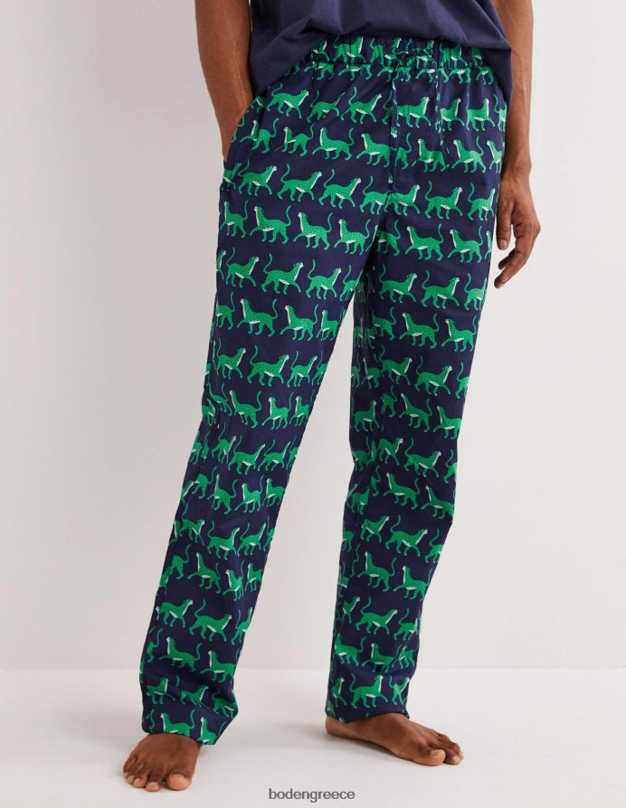 ναυτικές λεοπαρδάλεις είδη ένδυσης υφαντό σετ πιτζάμες Boden άνδρες 464PH83559