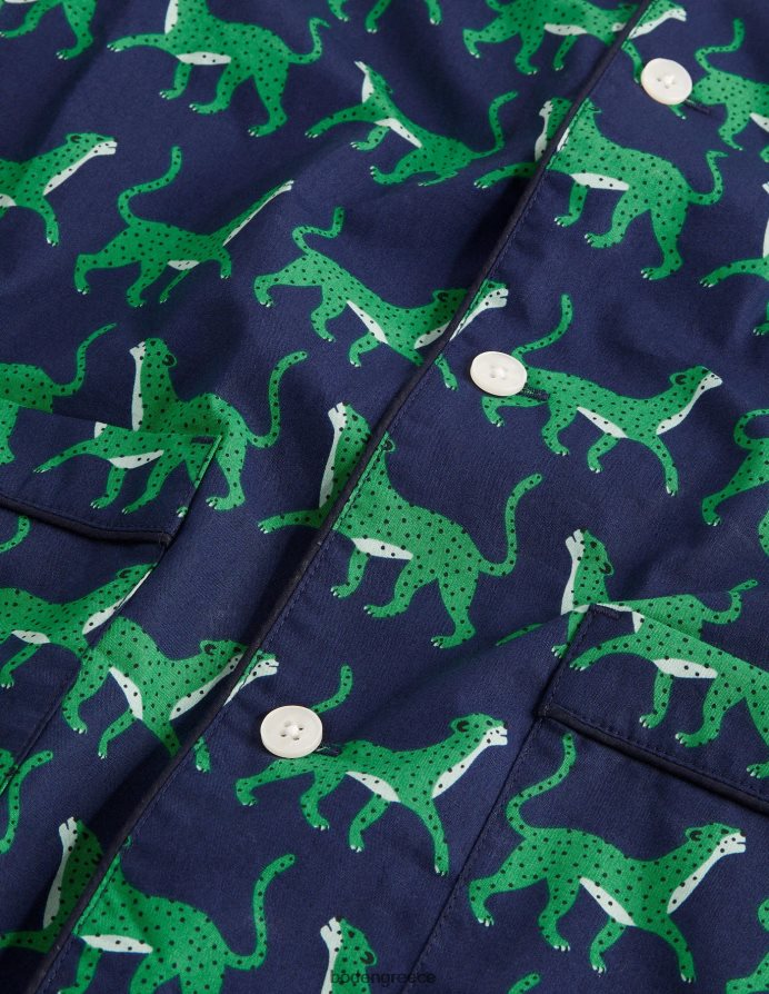 ναυτικές λεοπαρδάλεις είδη ένδυσης υφαντό σετ πιτζάμες Boden άνδρες 464PH83559