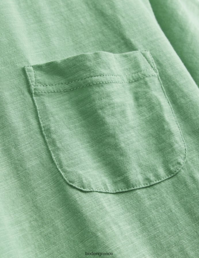 μαλακό πράσινο δυόσμο είδη ένδυσης πλυμένο μπλουζάκι Boden άνδρες 464PH83615