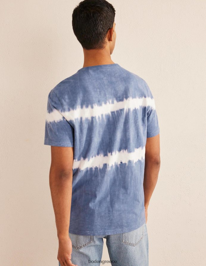 αληθινό ναυτικό είδη ένδυσης γραβάτα μπλουζάκι πλυμένο με βαφή Boden άνδρες 464PH83637