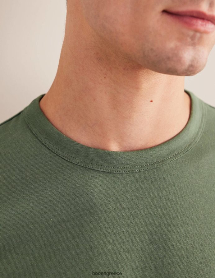 πράσινο αλιγάτορα είδη ένδυσης μακρυμάνικο μπλουζάκι με λεπτή εφαρμογή Boden άνδρες 464PH83639