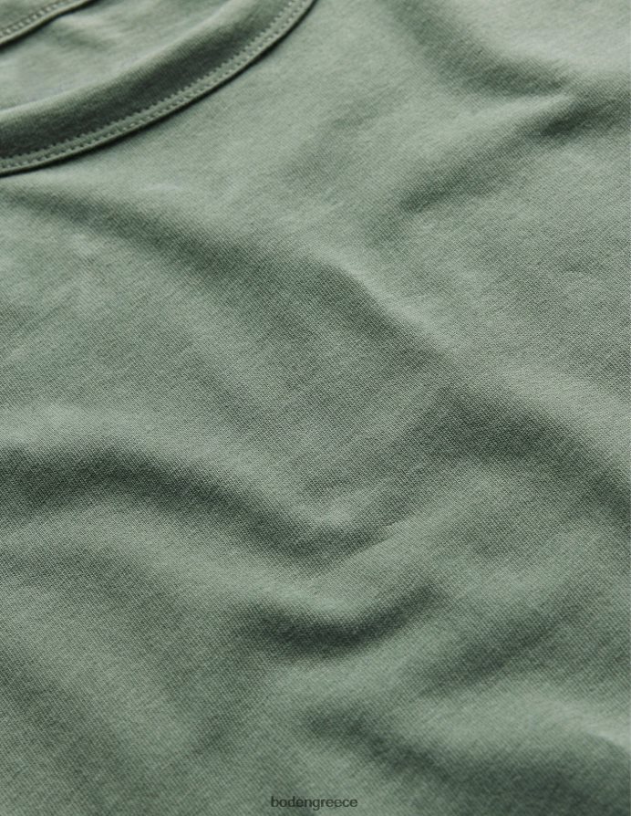 πράσινο αλιγάτορα είδη ένδυσης μακρυμάνικο μπλουζάκι με λεπτή εφαρμογή Boden άνδρες 464PH83639