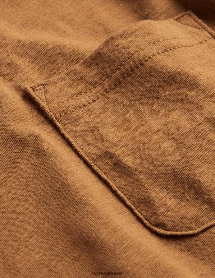 αρκουδάκι καφέ είδη ένδυσης slub jersey κοντομάνικο πόλο Boden άνδρες 464PH83539