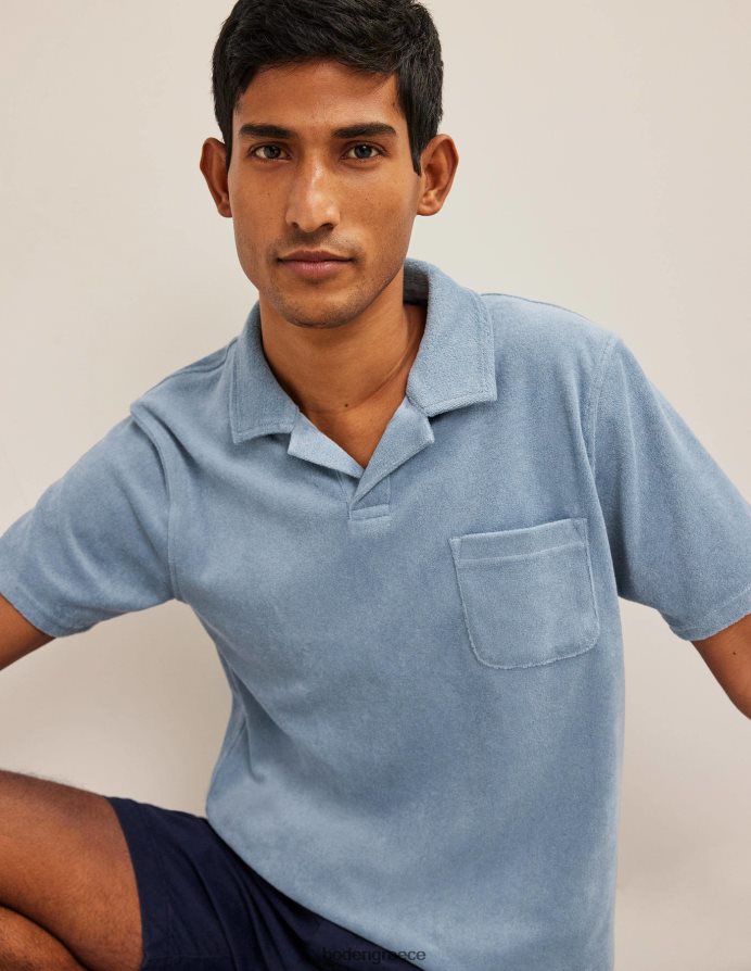 καπετάνιοι μπλε είδη ένδυσης ανοιχτό γιακά terry polo Boden άνδρες 464PH83640