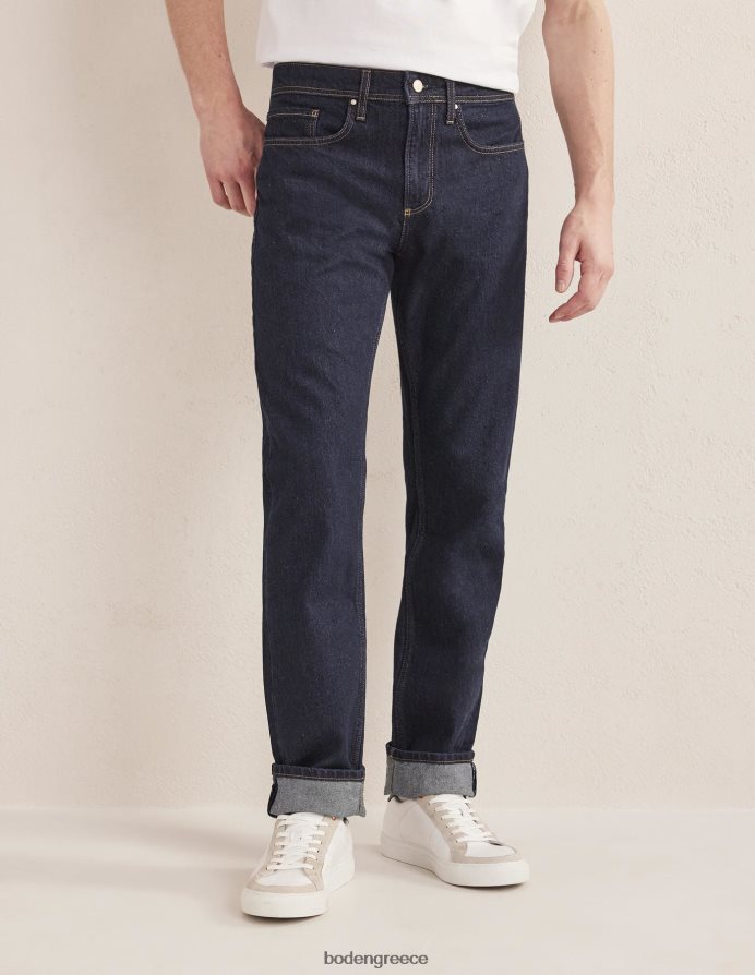 σκούρο ξέβγαλμα είδη ένδυσης τζιν σε ίσια εφαρμογή Boden άνδρες 464PH83549