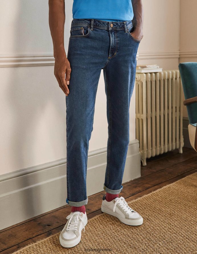 τζιν μεσαίου ξεβγάλματος είδη ένδυσης slim leg τζιν Boden άνδρες 464PH83618