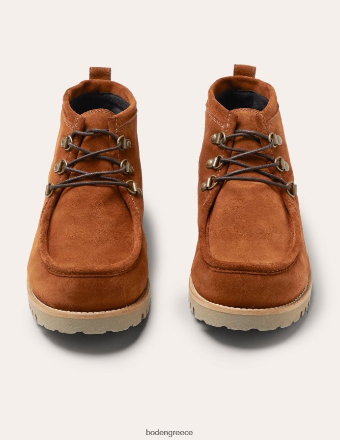 ανοιχτό καφέ είδη υπόδησης σουέτ μπότες με κορδόνια Boden άνδρες 464PH83586