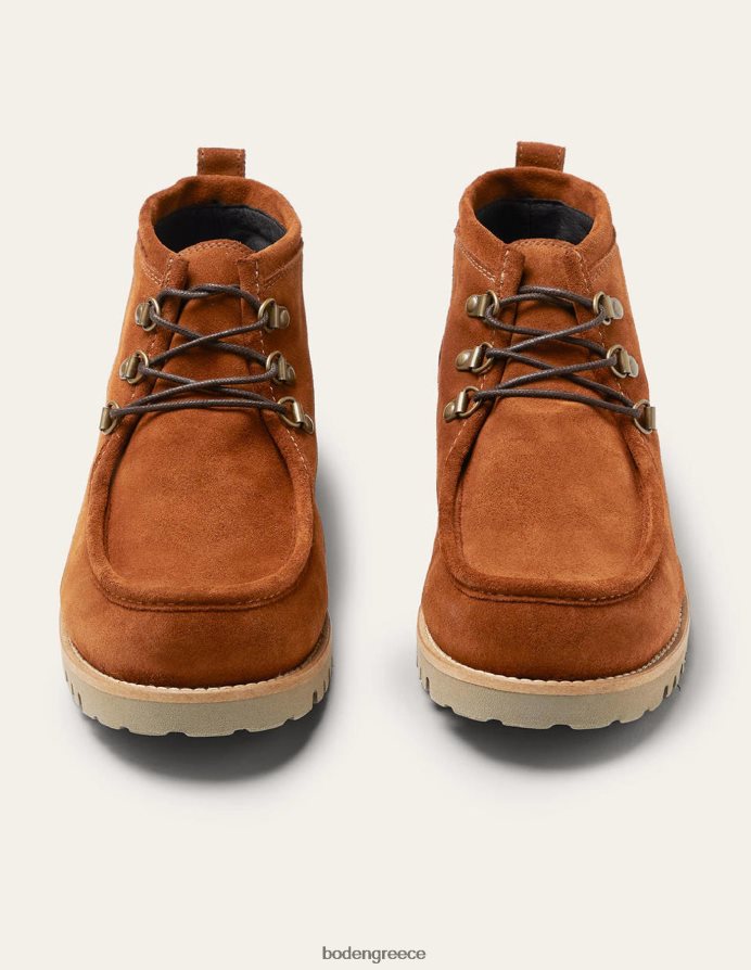 ανοιχτό καφέ είδη υπόδησης σουέτ μπότες με κορδόνια Boden άνδρες 464PH83586