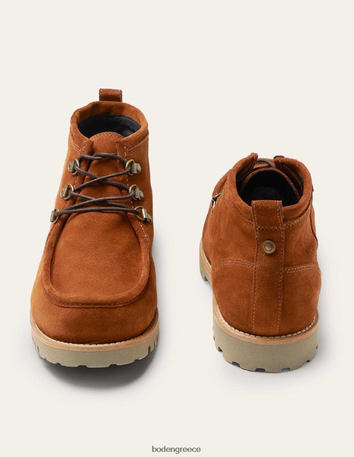 ανοιχτό καφέ είδη υπόδησης σουέτ μπότες με κορδόνια Boden άνδρες 464PH83586